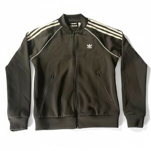 Adidas Originals Track Jacket Y2K Retro Black White Zip Up Women’s Size S